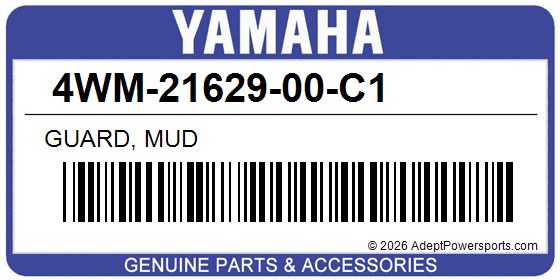Yamaha 4WM-21629-00-C1 Guard, Mud