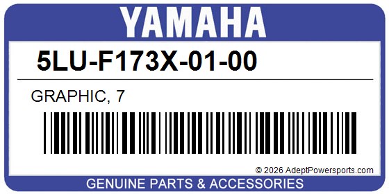 Yamaha 5LU-F173X-01-00 Graphic, 7