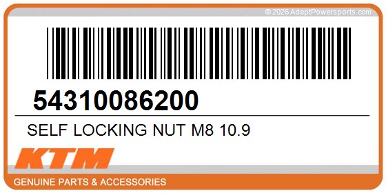 KTM 54310086200 Self Locking Nut M8 10.9