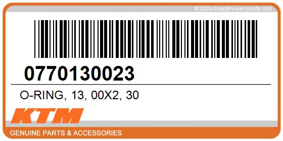 KTM 0770130023 O-Ring, 13, 00X2, 30