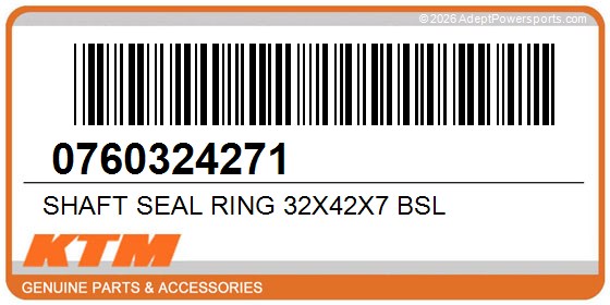 KTM 0760324271 Shaft Seal Ring 32X42x7 Bsl