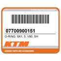 KTM 07700900151 O-Ring, 9X1, 5, V80, Sh