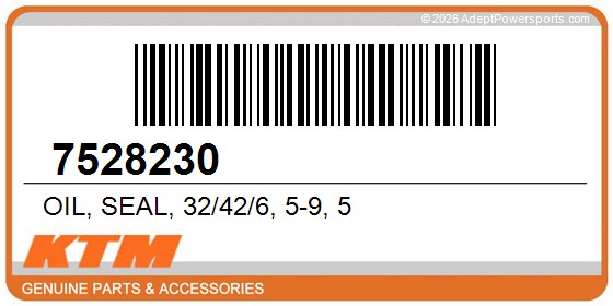 KTM 7528230 Oil, Seal, 32/42/6, 5-9, 5