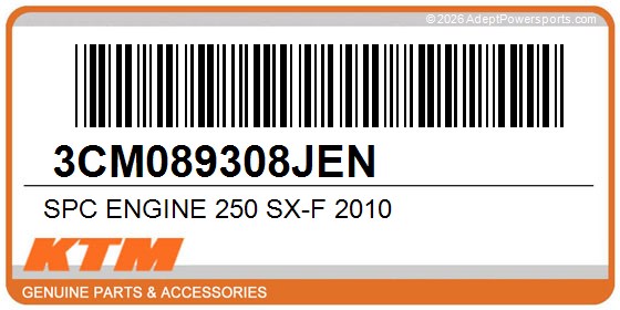 KTM 3CM089308JEN Spc Engine 250 Sx-F 2010