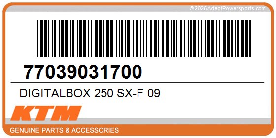 KTM 77039031700 Digitalbox 250 Sx-F 09