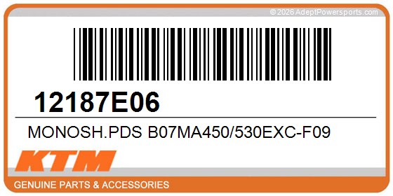 KTM 12187E06 Monosh.Pds B07ma450/530Exc-F09