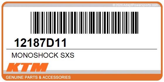 KTM 12187D11 Monoshock Sxs