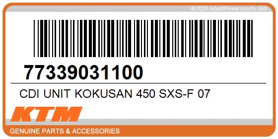 KTM 77339031100 Cdi Unit Kokusan 450 Sxs-F 07
