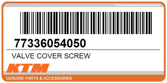 KTM 77336054050 Valve Cover Screw