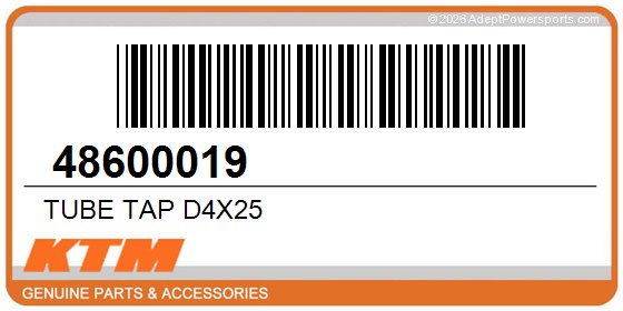 KTM 48600019 Tube Tap D4x25