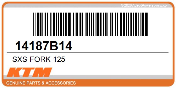KTM 14187B14 Sxs Fork 125