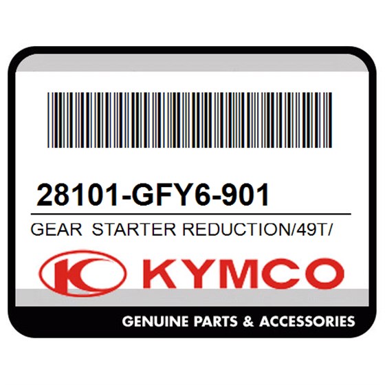 Kymco 28101-GFY6-901 Gear Starter Reduction/49T/17T