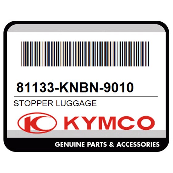 Kymco 81133-KNBN-9010 Stopper Luggage