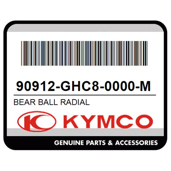 Kymco 90912-GHC8-0000-M1 Bear Ball Radial