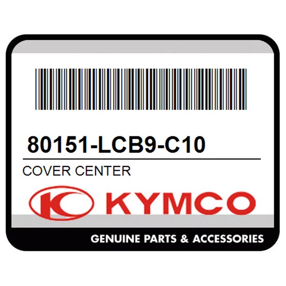 Kymco 80151-LCB9-C10 Cover Center