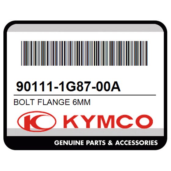 Kymco 90111-1G87-00A Bolt Flange 6Mm