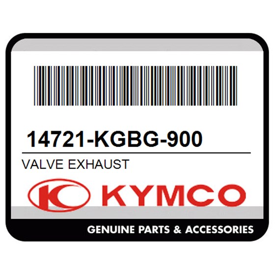 Kymco 14721-KGBG-900 Valve Exhaust