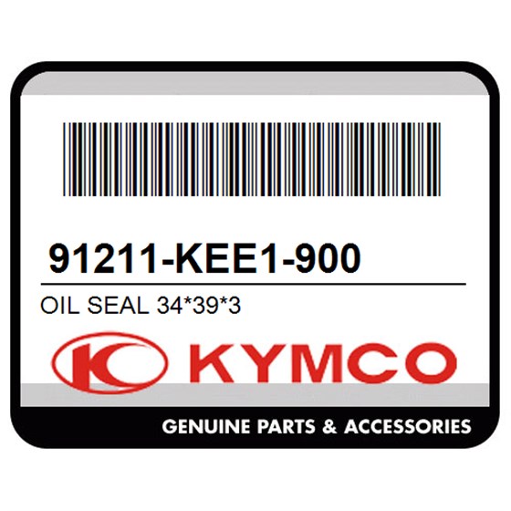 Kymco 91211-KEE1-900 Oil Seal 34*39*3