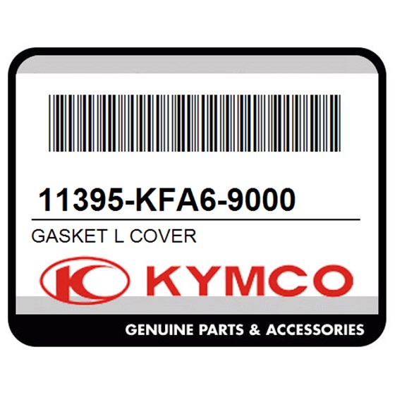 Kymco 11395-KFA6-9000 Gasket L Cover
