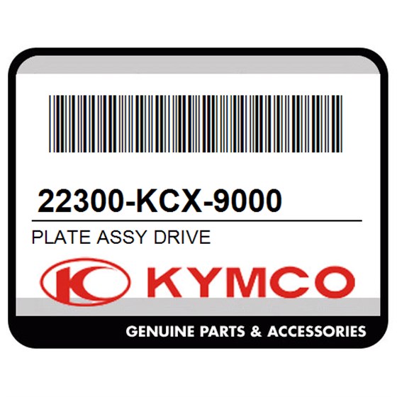 Kymco 22300-KCX-9000 Plate Assy Drive