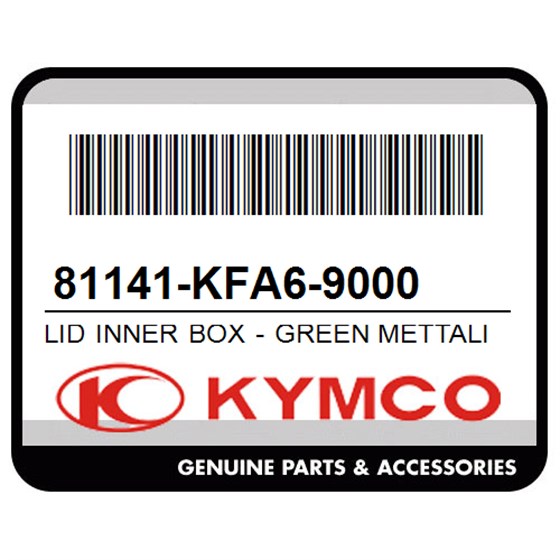 Kymco 81141-KFA6-9000 Lid Inner Box - Green Mettalic - Bg052r