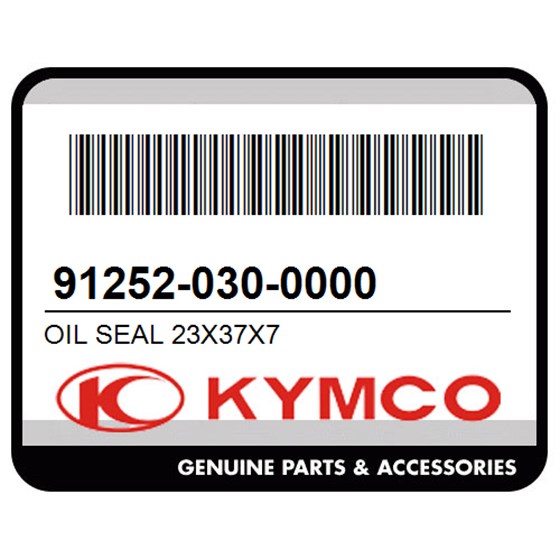 Kymco 91252-030-0000 Oil Seal 23X37x7