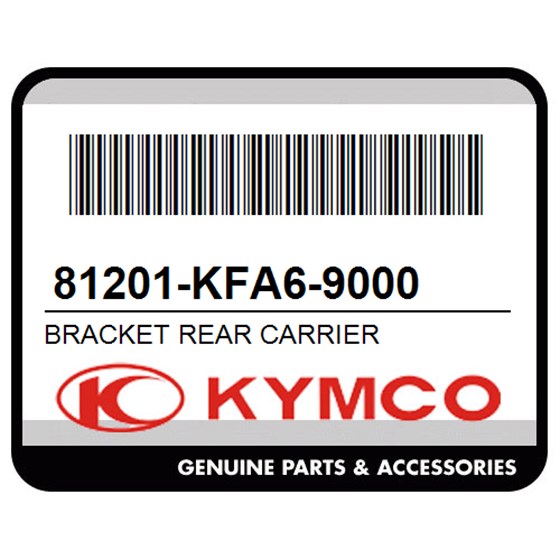 Kymco 81201-KFA6-9000 Bracket Rear Carrier