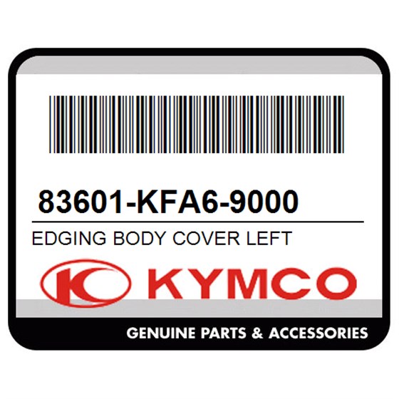 Kymco 83601-KFA6-9000 Edging Body Cover Left