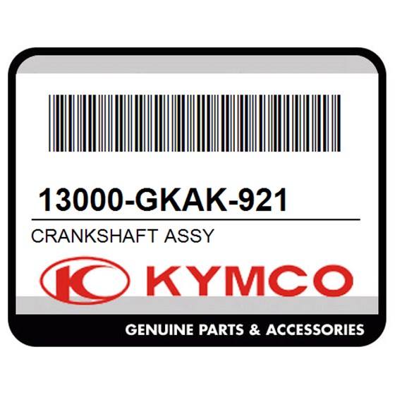 Kymco 13000-GKAK-921 Crankshaft Assy