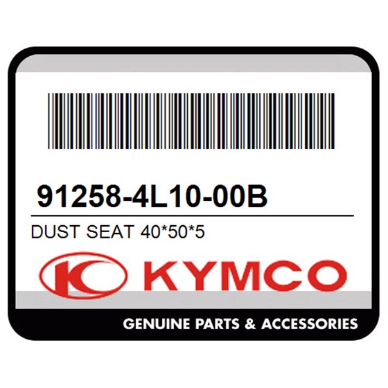 Kymco 91258-4L10-00B Dust Seat 40*50*5