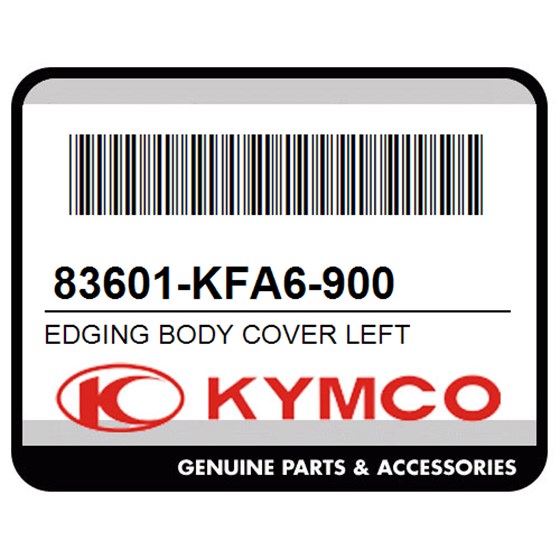 Kymco 83601-KFA6-900 Edging Body Cover Left