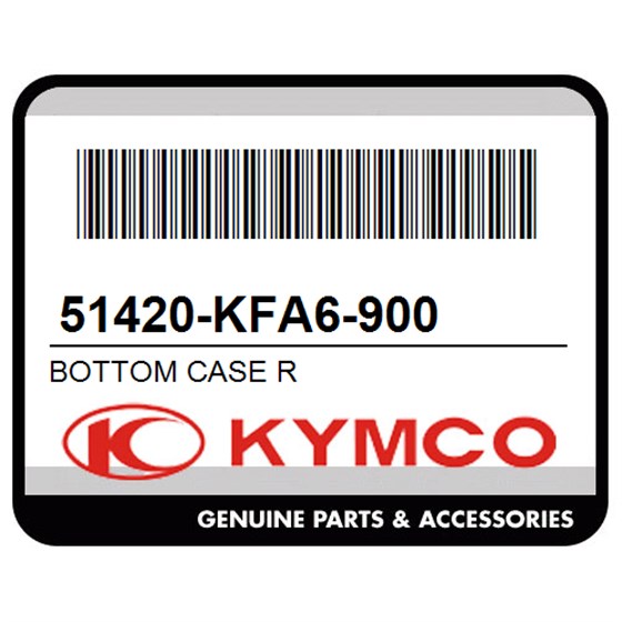 Kymco 51420-KFA6-900 Bottom Case R