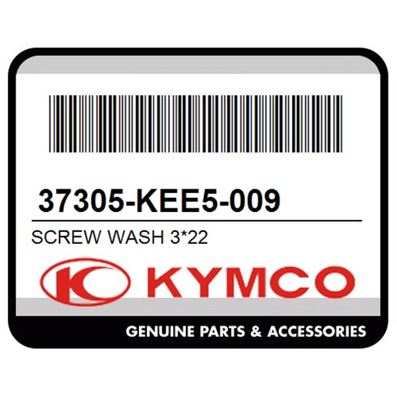Kymco 37305-KEE5-009 Screw Wash 3*22