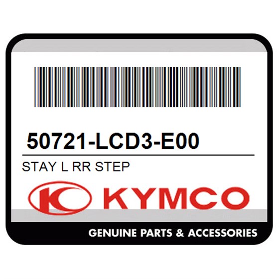 Kymco 50721-LCD3-E00 Stay L Rr Step