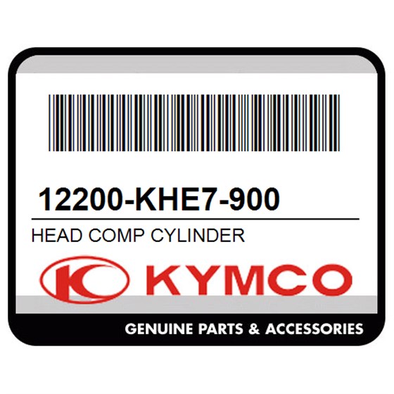 Kymco 12200-KHE7-900 Head Comp Cylinder