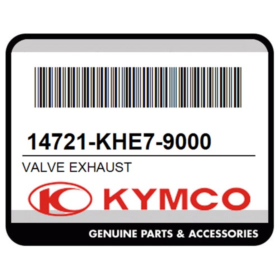 Kymco 14721-KHE7-9000 Valve Exhaust
