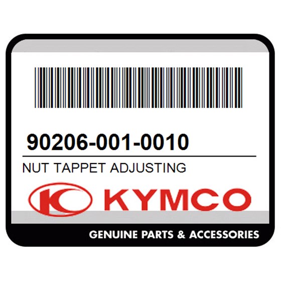 Kymco 90206-001-0010 Nut Tappet Adjusting