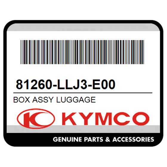 Kymco 81260-LLJ3-E00 Box Assy Luggage