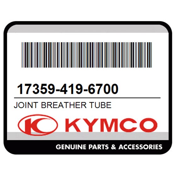 Kymco 17359-419-6700 Joint Breather Tube