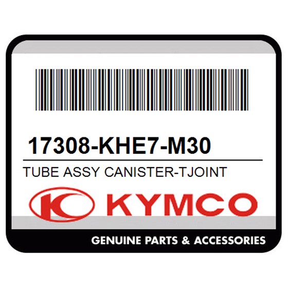 Kymco 17308-KHE7-M30 Tube Assy Canister-Tjoint