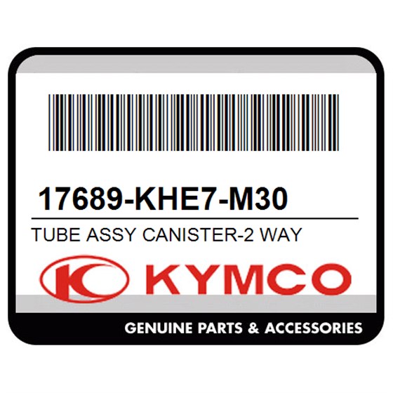 Kymco 17689-KHE7-M30 Tube Assy Canister-2 Way