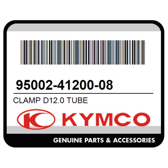 Kymco 95002-41200-08 Clamp D12.0 Tube