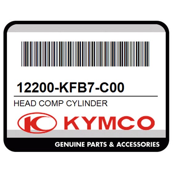 Kymco 12200-KFB7-C00 Head Comp Cylinder