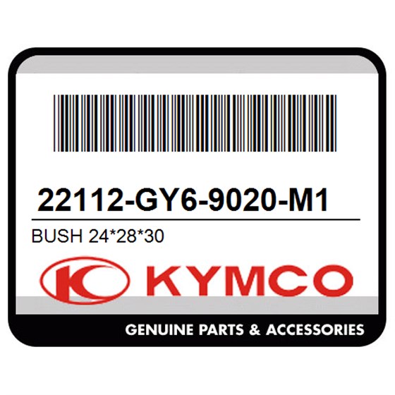 Kymco 22112-GY6-9020-M1 Bush 24*28*30