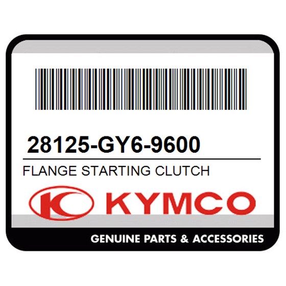 Kymco 28125-GY6-9600 Flange Starting Clutch