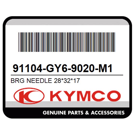 Kymco 91104-GY6-9020-M1 Brg Needle 28*32*17