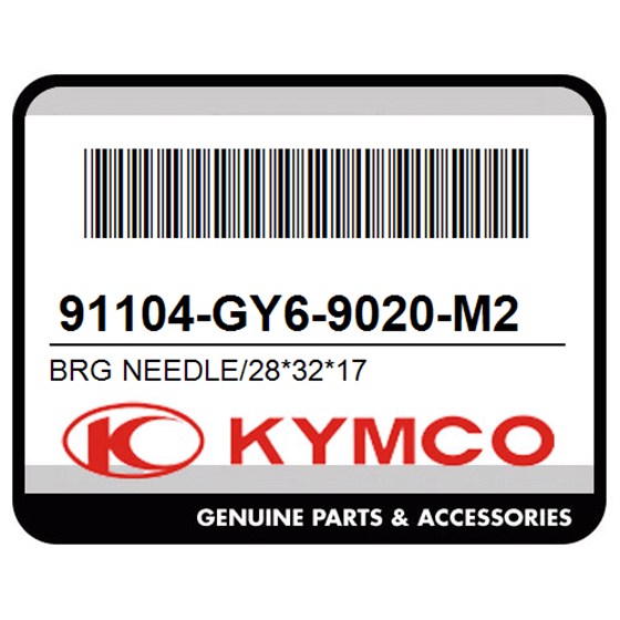 Kymco 91104-GY6-9020-M2 Brg Needle/28*32*17