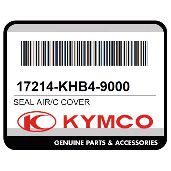 Kymco 17214-KHB4-9000 Seal Air/C Cover