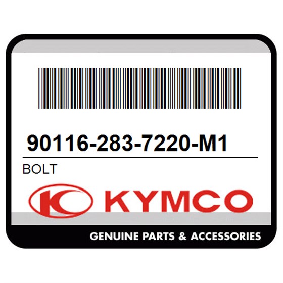 Kymco 90116-283-7220-M1 Bolt