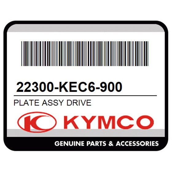Kymco 22300-KEC6-900 Plate Assy Drive